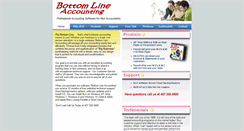 Desktop Screenshot of bottomlineaccounting.net